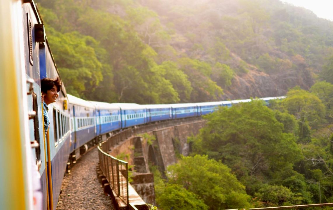 Backpack with camping gear